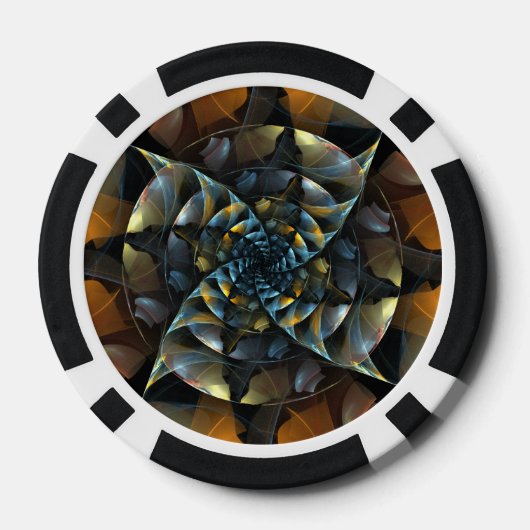 Pinacoteca Abstrakt Art Pokerchips (Rückseite)