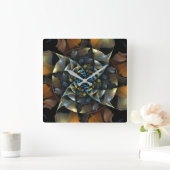 Pinacoteca Abstraktes Kunstmuseum Quadratische Wanduhr (Zuhause)