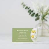 Pinacoteca comunale Casa Rusca Blume Visitenkarte (Stehend Vorderseite)