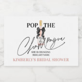 Pinacoteca comunale Casa Rusca Brautparty Schaumweinetikett (Einzelnes Label)