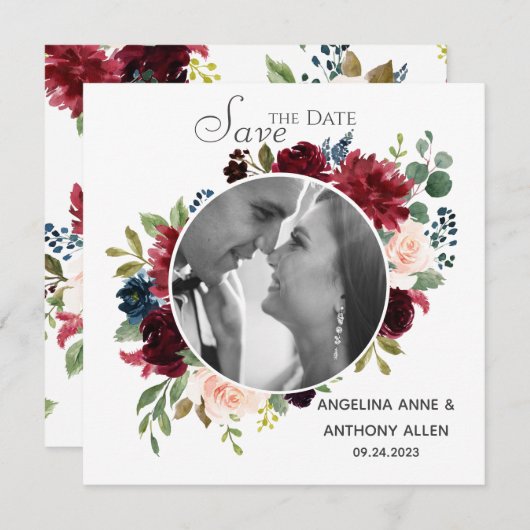 Pinacoteca comunale Foto Piazza della Riforma Save The Date (Vorne/Hinten)