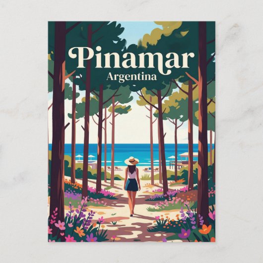 Pinamar Argentinien Postkarte (Vorderseite)