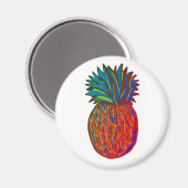 Pinaple Standard, 2¼ Zoll Circle Magnet (Vorderseite/Rückseite)