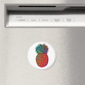 Pinaple Standard, 2¼ Zoll Circle Magnet (In Situ (Geschirrspüler))