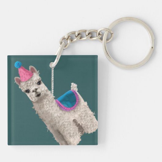 Pinata Alpaca Schlüsselanhänger (Rückseite)