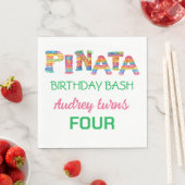 Pinata Birthday Bash Serviette (Beispiel)