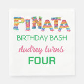 Pinata Birthday Bash Serviette (Vorderseite)