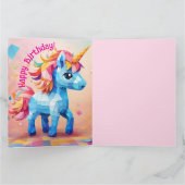 Pinata Birthday Karte (Innenseite)