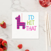 Pinata - Das würde ich treffen Serviette (Beispiel)