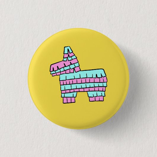 Piñata Knopf Button (Vorderseite)