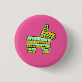 Piñata Knopf - Rosa Button (Vorderseite)