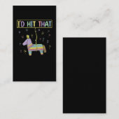 Pinata Mexican Fiesta Happy Cinco De Mayo Visitenkarte (Vorne/Hinten)