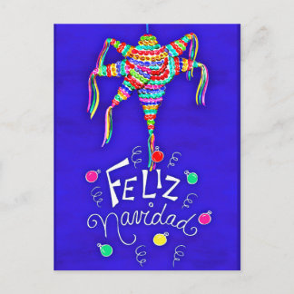 Piñata Mexicanisches Weihnachtspostcard Postkarte