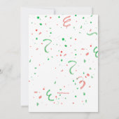 Piñata mit Sombrero Einladung (Rückseite)