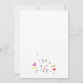 Piñata Party Einladung (Rückseite)