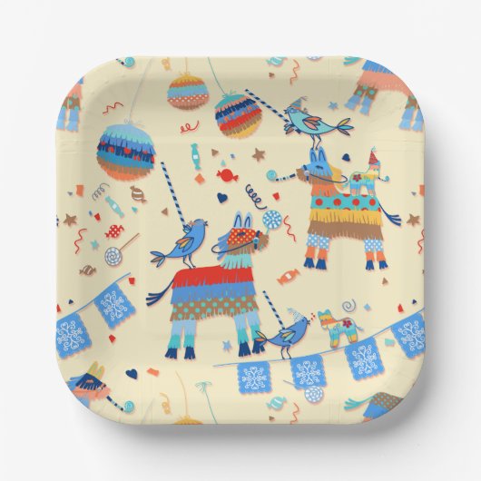 Pinata Party Paper Teller (Vorderseite)