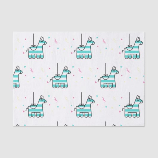 Piñata-Party Seidenpapier (Vorderseite)