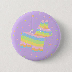 Pinata-Partygeschenk Lila Knopf Button