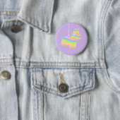 Pinata-Partygeschenk Lila Knopf Button (Beispiel)