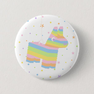 Pinata-Partygeschenk Weißer Knopf Button