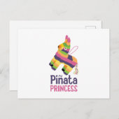 Pinata Princess Postkarte (Vorne/Hinten)
