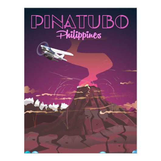 Pinatubo, Philippinen Fotodruck (Vorne)