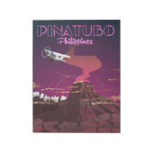 Pinatubo, Philippinen Notizblock (Rotiert)