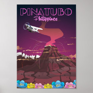 Pinatubo, Philippinen Poster