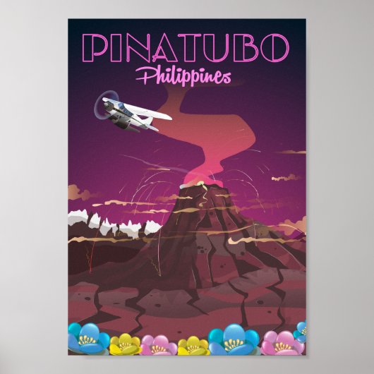 Pinatubo, Philippinen Poster (Vorne)