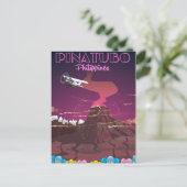Pinatubo, Philippinen Postkarte (Stehend Vorderseite)