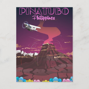 Pinatubo, Philippinen Postkarte