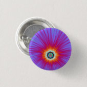 Pinback Button Explosion in Gelb und Violett (Vorne & Hinten)