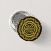 Pinback Button Eye Bogglage Explosion in Gold (Vorne & Hinten)