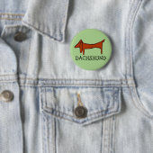 Pinback Button für Abstrakte Dackel (Beispiel)