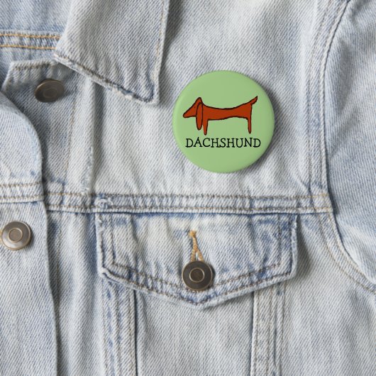 Pinback Button für Abstrakte Dackel (Beispiel)