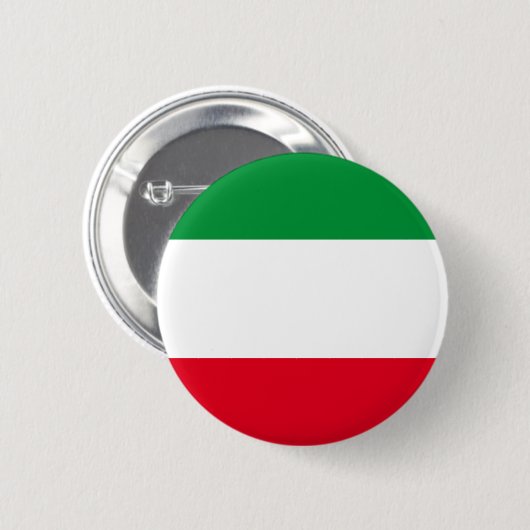 Pinback-Button für die Flagge Nordrhein-Westfalen Button (Vorne & Hinten)