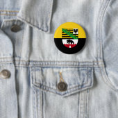 Pinback-Button für die Flagge Sachsens-Anhalts Button (Beispiel)