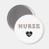 Pinback Button für Krankenschwestern Magnet (Vorderseite/Rückseite)