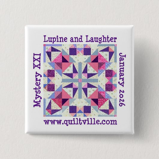 Pinback-Button für Lupine und Laughter Button (Vorderseite)