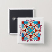 Pinback-Button für Old Town Mystery Button (Vorne & Hinten)