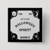Pinback Button für Spirit Board Halloween (Vorderseite)