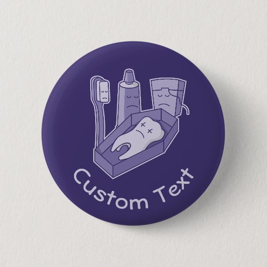 Pinback Button für Tooth Funerback (Vorderseite)