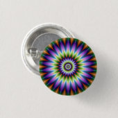 Pinback Button von Daisy Petals (Vorne & Hinten)