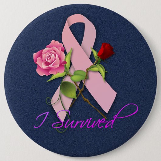 Pinback Button zum glücklichen Krebs-Jubiläum (Vorderseite)