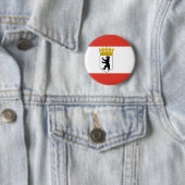 Pinback-Schaltfläche "Flag Berlin" Button (Beispiel)