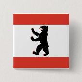 Pinback-Schaltfläche "Flag Berlin" Button (Vorderseite)