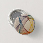 Pinback-Schaltfläche für geometrische Abstrakte Pi Button (Vorne & Hinten)