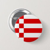 Pinback-Taste für die Flagge von Bremen Button (Vorne & Hinten)