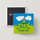 Pinback-Taste für Prince Frog Button (Vorne & Hinten)