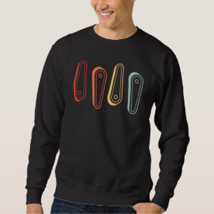 Pinball Arcade Game Retro Automatik Sweatshirt